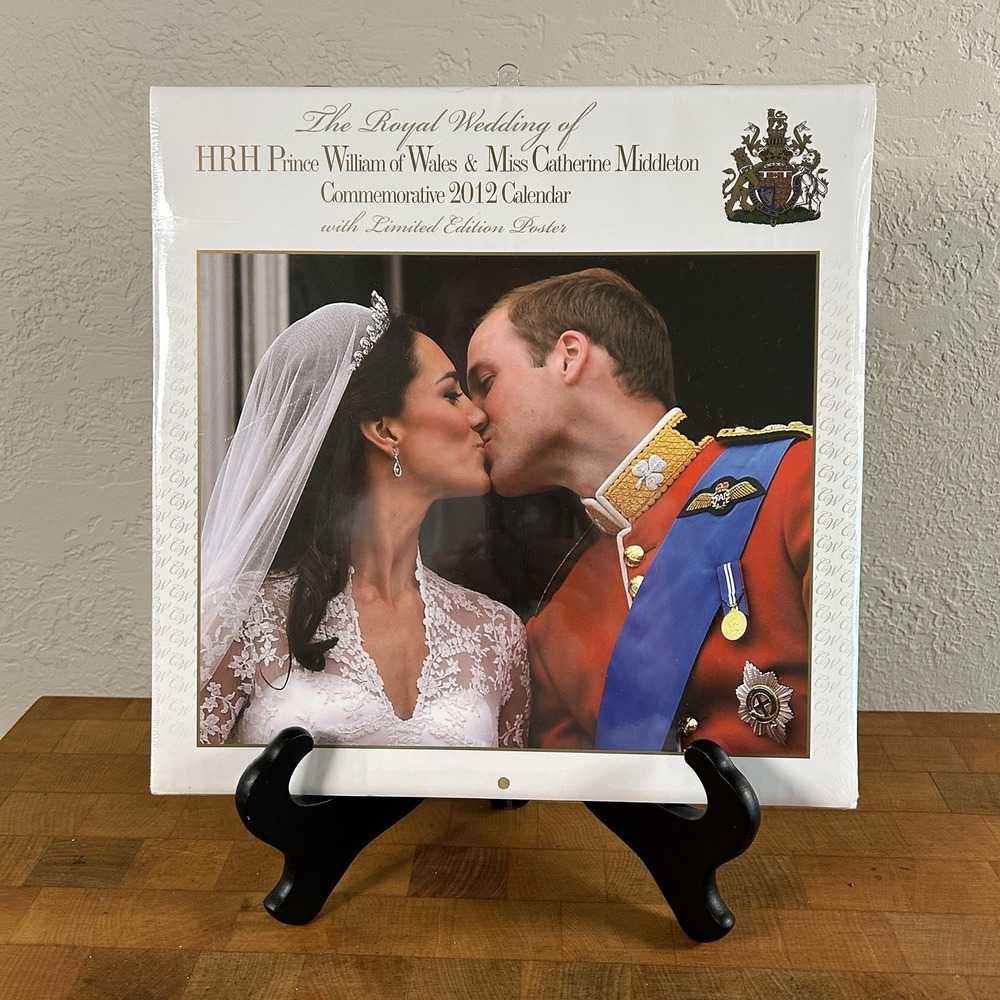 2012-The Royal Wedding-William & Kate-Commemorative Calendar-Limited Edition-NEW